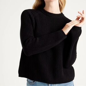 Quince Cotton Fisherman Sweater